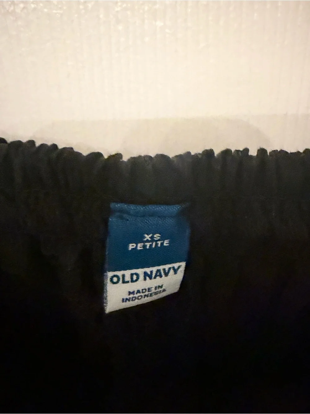 Old Navy Black Smocked Puff-Sleeve Square Neck Top